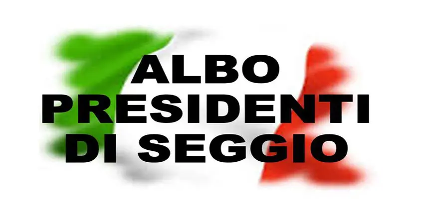 Albo Presidenti di Seggio: Aggiornamento Anno 2026